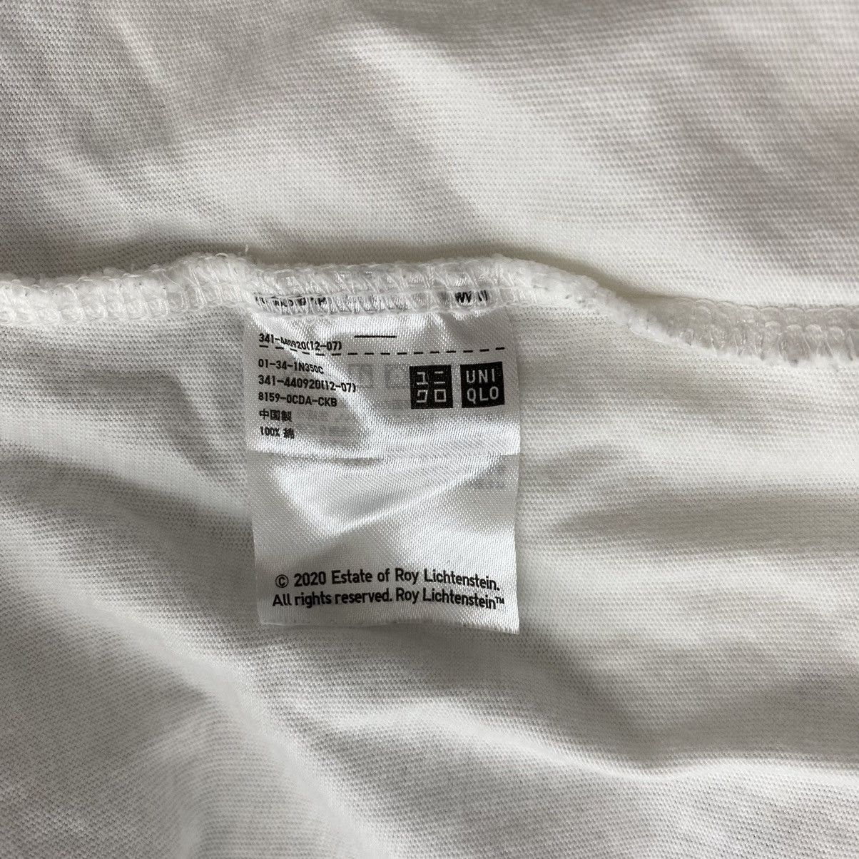 Uniqlo UT UNIQLO Roy Lichtenstein Pop Art Crying Girl Back Hit Size US XL / EU 56 / 4 - 6 Thumbnail