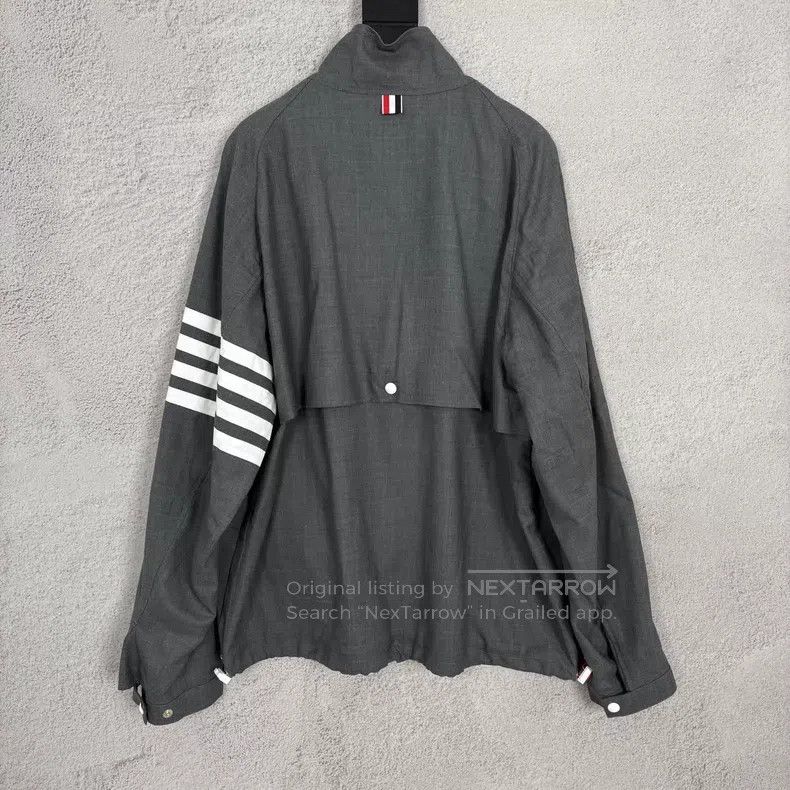 Thom Browne Thom Browne Gray Wool Jacket Coat Size US L / EU 52-54 / 3 - 2 Thumbnail