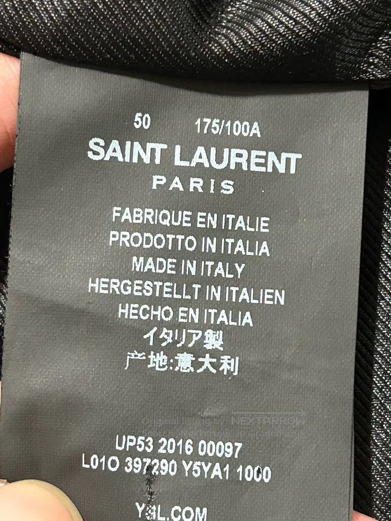 Saint Laurent Paris Saint Laurent Paris Biker Leather Jacket Size US M / EU 48-50 / 2 - 4 Thumbnail