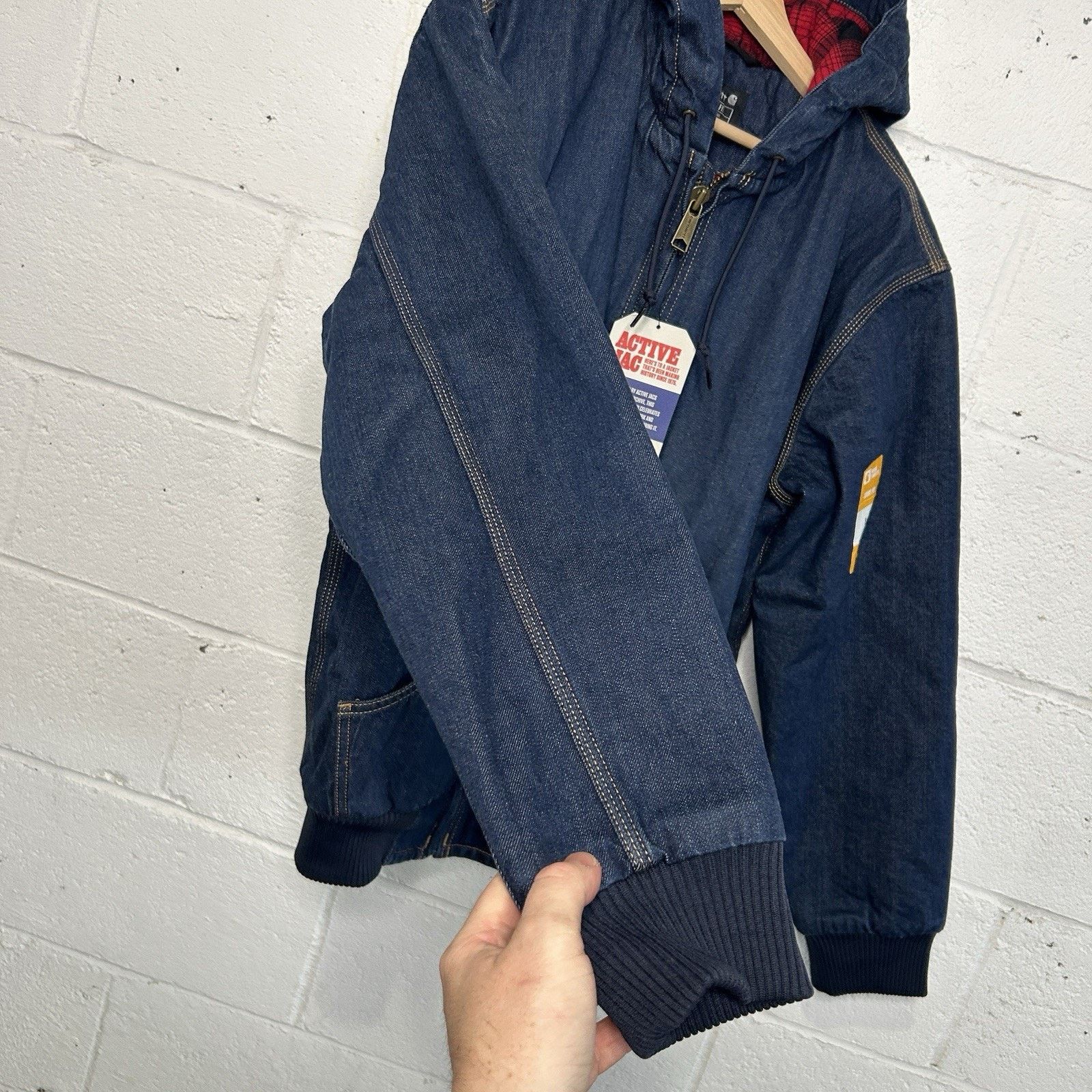 Carhartt Carhartt 50th Anniversary Plaid-Lined Active Jacket “Denim” Size US S / EU 44-46 / 1 - 6 Thumbnail