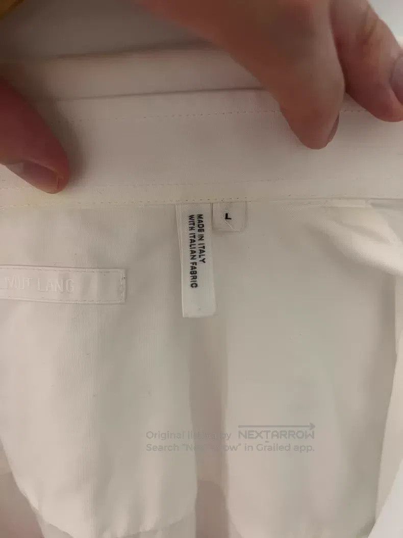 Helmut Lang Helmut Lang White Shirt Size US L / EU 52-54 / 3 - 4 Thumbnail