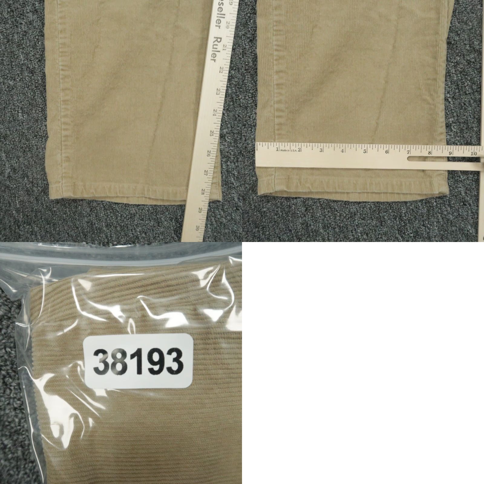 Polo Ralph Lauren VINTAGE Polo Ralph Lauren Pants Men 38x30 Khaki Corduroy 5 Pocket Chino Trouser Baggy Shirts? Size US M / EU 48-50 / 2 - 8 Thumbnail