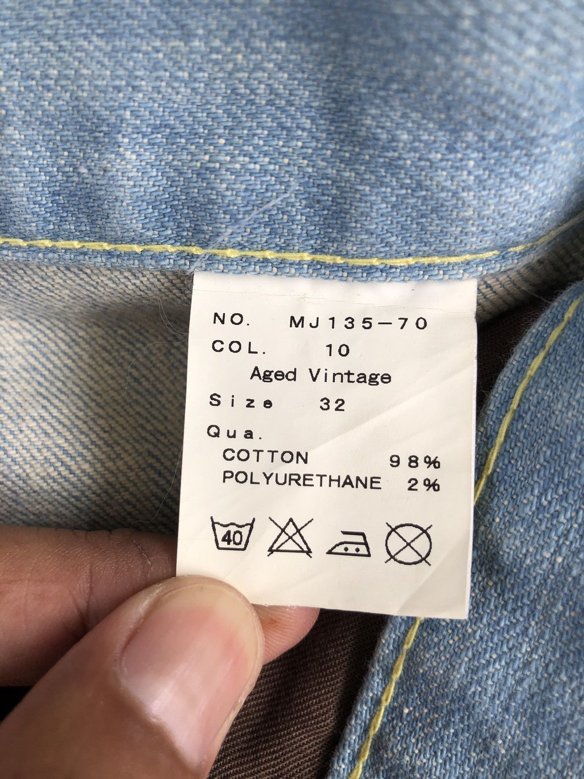 Japanese Brand Japanese Kunna Flared Jeans Distressed Jeans Size US 31 - 15 Thumbnail