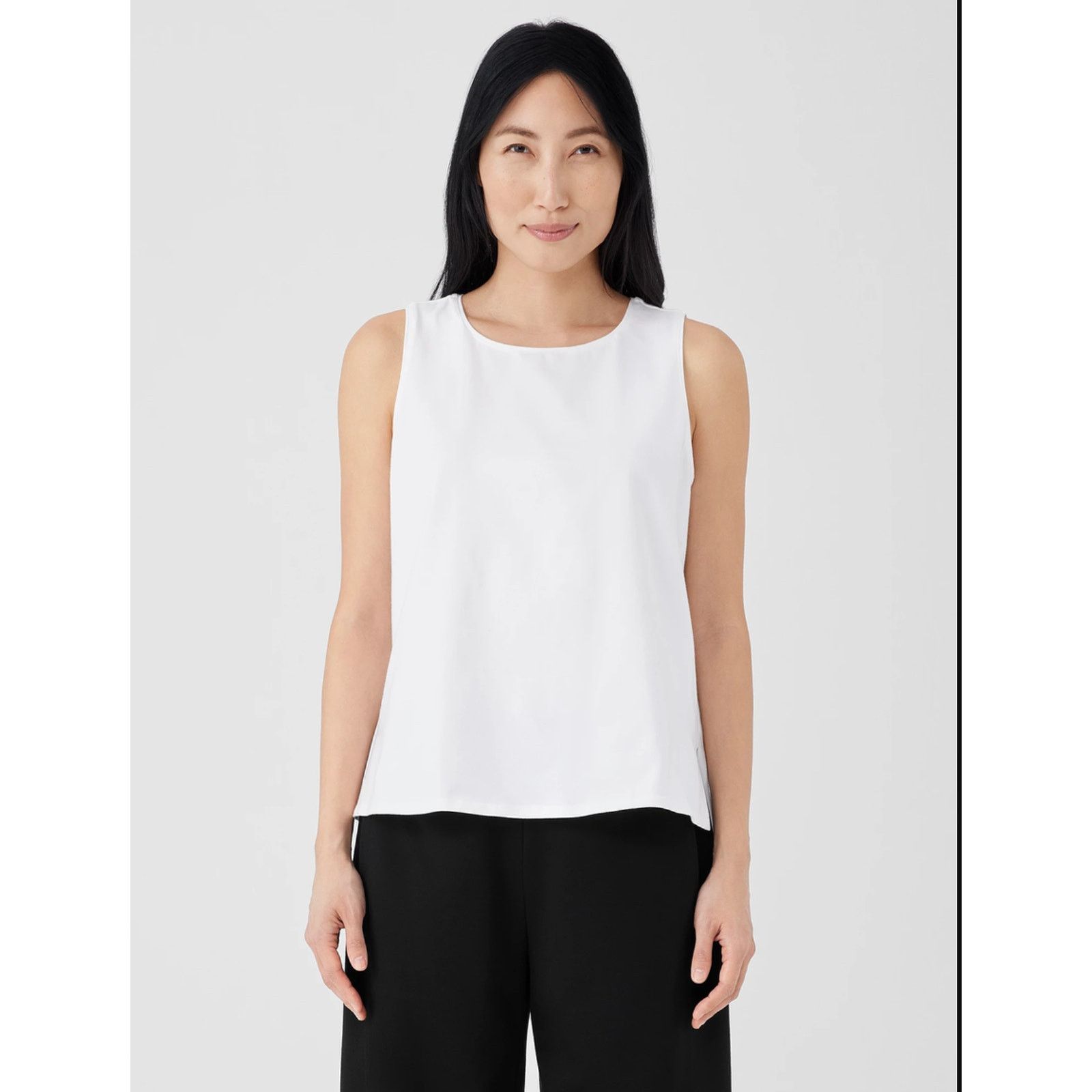 Eileen Fisher Eileen Fisher Jewel Neck Tank Top Pink Womens Plus Size 3X Size 3XL / US 20-22 - 6 Thumbnail