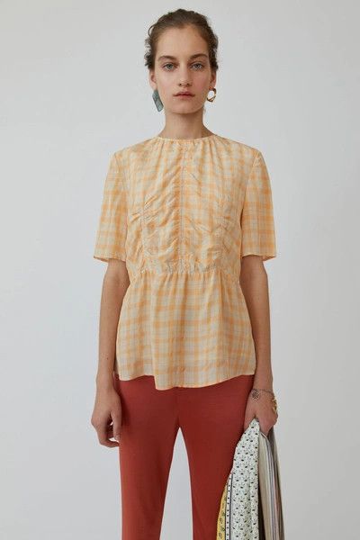 Acne Studios Ruched Peplum Top Size M / US 6-8 / IT 42-44 - 1 Thumbnail