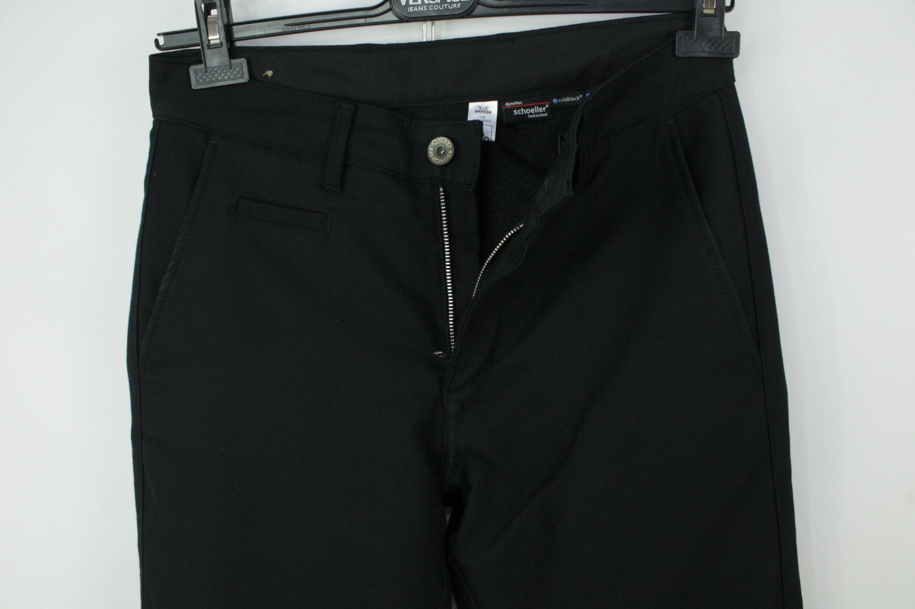 THE ROKKER COMPANY Rokker 1040 Chino Black Motorcycle Trousers Pants Size US 30 / EU 46 - 5 Thumbnail