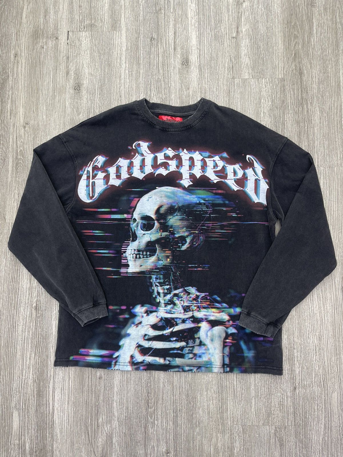 Godspeed Godspeed “ matrix glitch” Longsleeve (black) Size US M / EU 48-50 / 2 - 1 Thumbnail