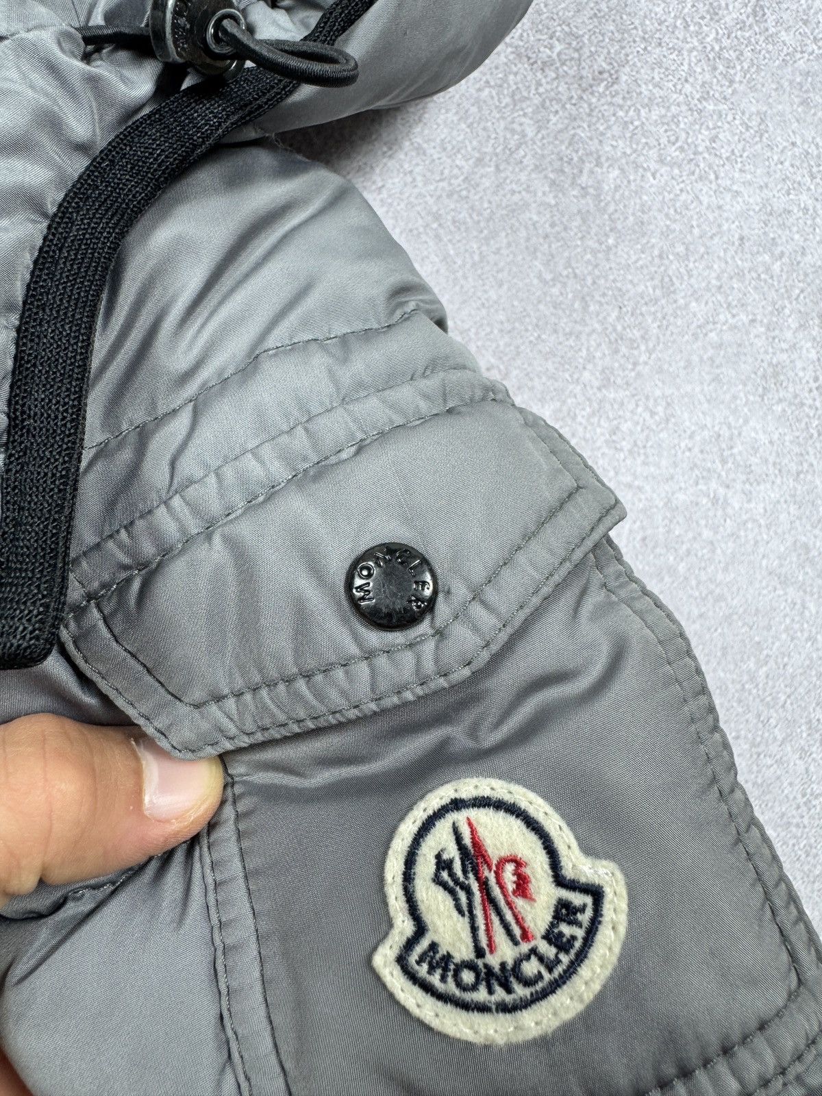Moncler Women`s Moncler Bea Guibbotto Gray Puffer Jacket Size 0 / S Size XS / US 0-2 / IT 36-38 - 21 Thumbnail