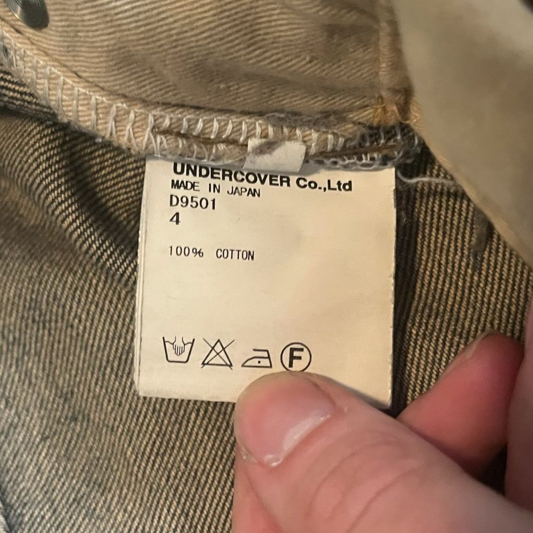 Japanese Brand × Jun Takahashi × Undercover Undercover 68 Green Yarn Denim Size 4 ZOZOTOWN Size US 32 / EU 48 - 3 Thumbnail