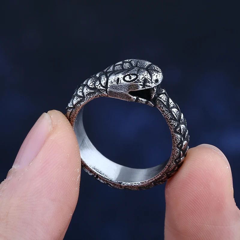 Japanese Brand × Jewelry × Vintage Gothic 3D Snake Ring Size ONE SIZE - 4 Thumbnail