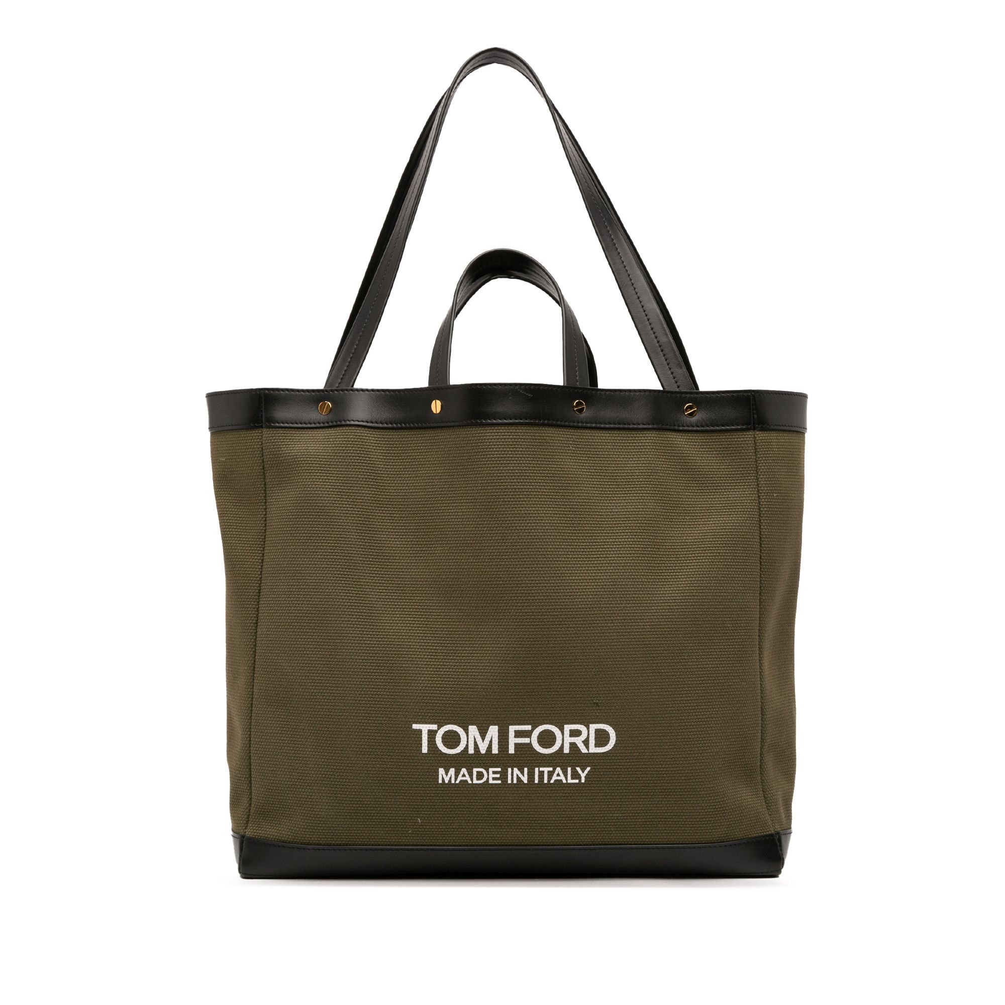 Tom Ford Tom Ford Medium Canvas T Screw Tote Size ONE SIZE - 1 Thumbnail