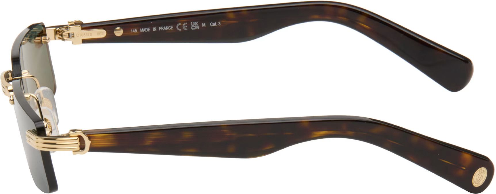 Cartier Cartier Brown CT0537S Sunglasses Size ONE SIZE - 4 Thumbnail