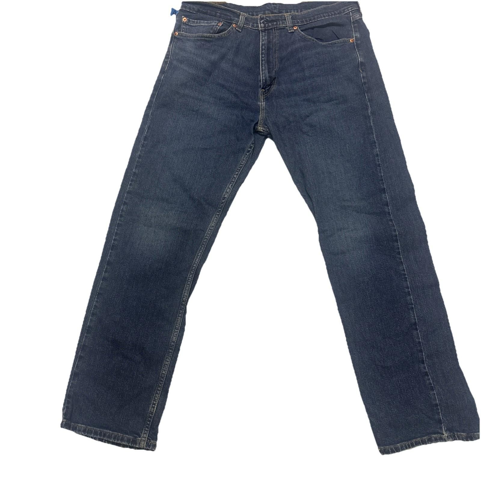 Levi's Levi's Straight Men's Jeans Blue Denim 36x32 Size US 36 / EU 52 - 1 Thumbnail