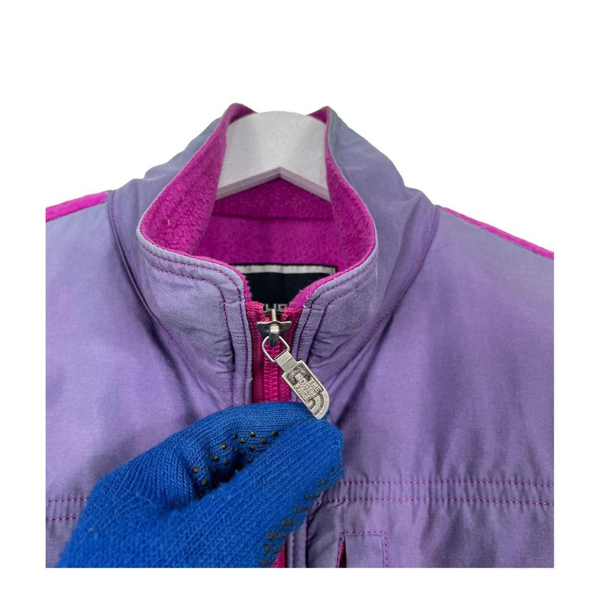 The North Face × Vintage 💥90s TNF SKI MULTICOLOUR HITECT BOMBER JACKET Size US L / EU 52-54 / 3 - 7 Thumbnail