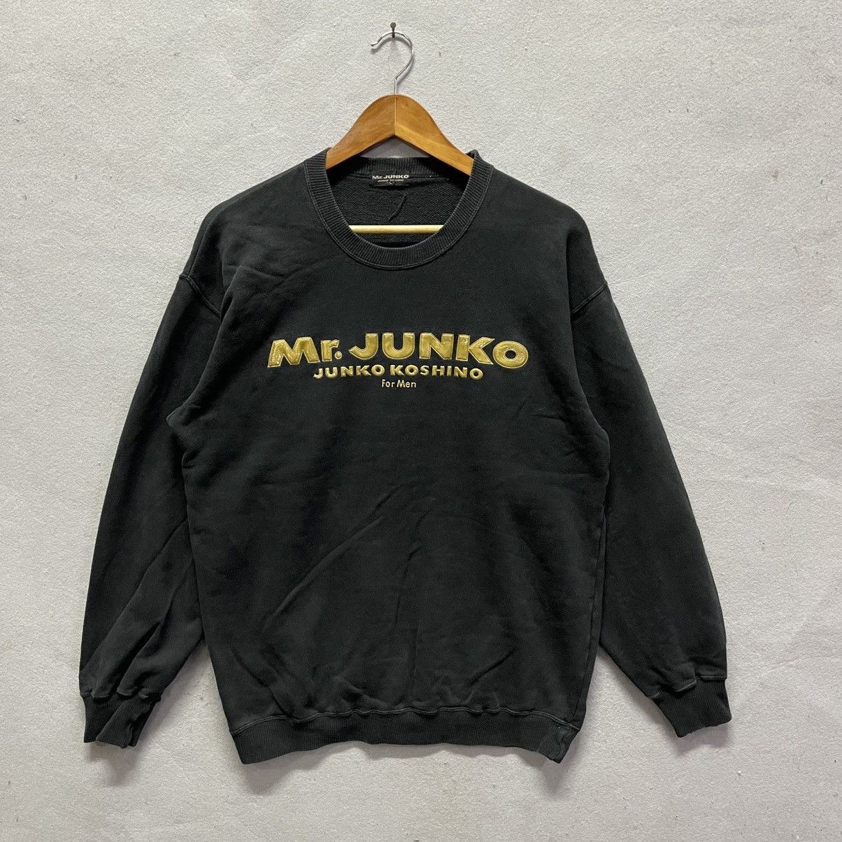 Mr. Junko Vintage Mr. JUNKO Gold Logo Crewneck Sweatshirt Size US L / EU 52-54 / 3 - 1 Thumbnail
