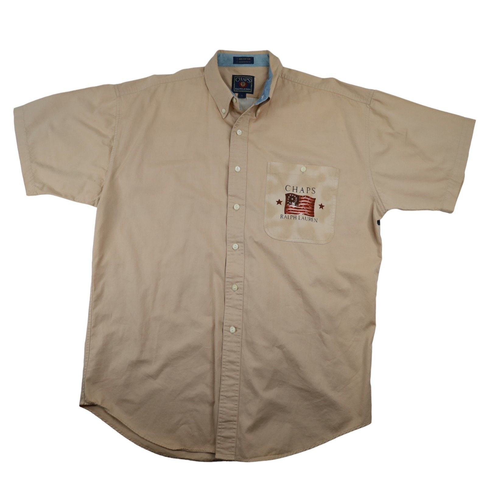 Chaps × Ralph Lauren × Vintage Vintage Chaps Ralph Lauren American Traditions Shirt Size US L / EU 52-54 / 3 - 2 Thumbnail