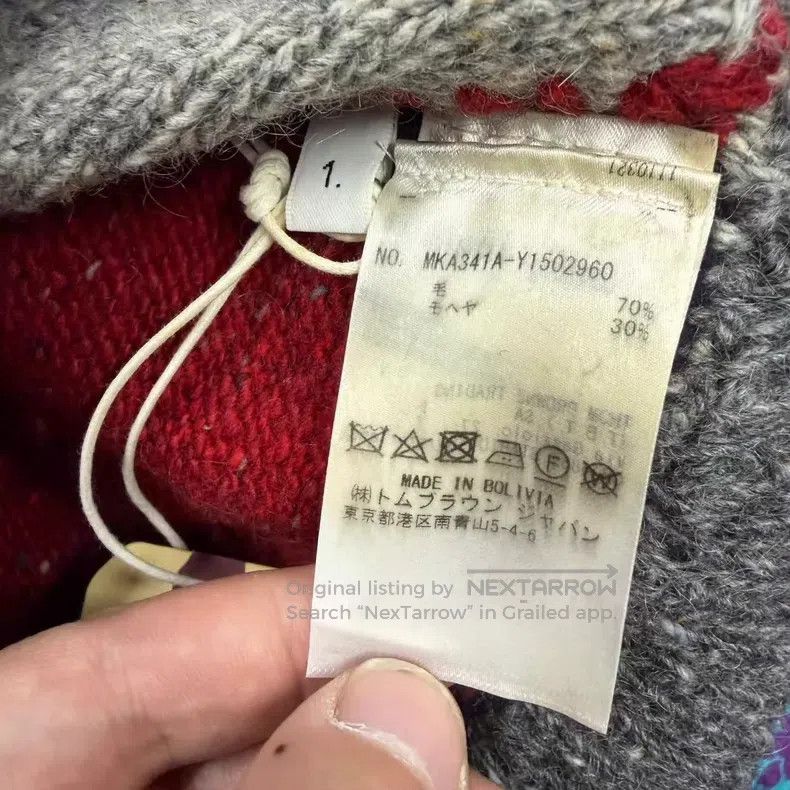 Thom Browne Thom Browne Christmas patched knit sweater Size US S / EU 44-46 / 1 - 3 Thumbnail