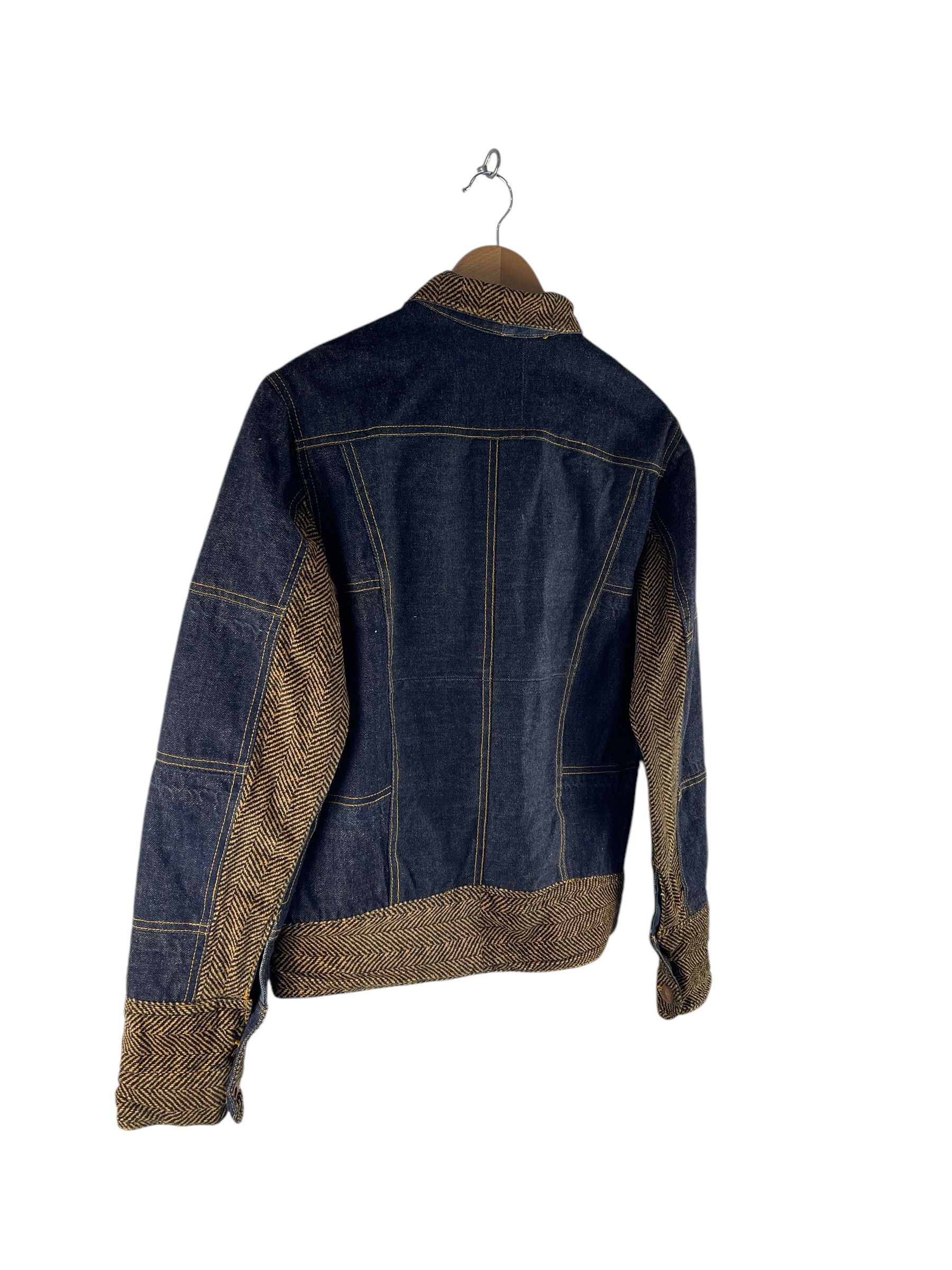 Japanese Brand Japanese Denim Patchwork Reversible Denim Jacket Size US S / EU 44-46 / 1 - 5 Thumbnail