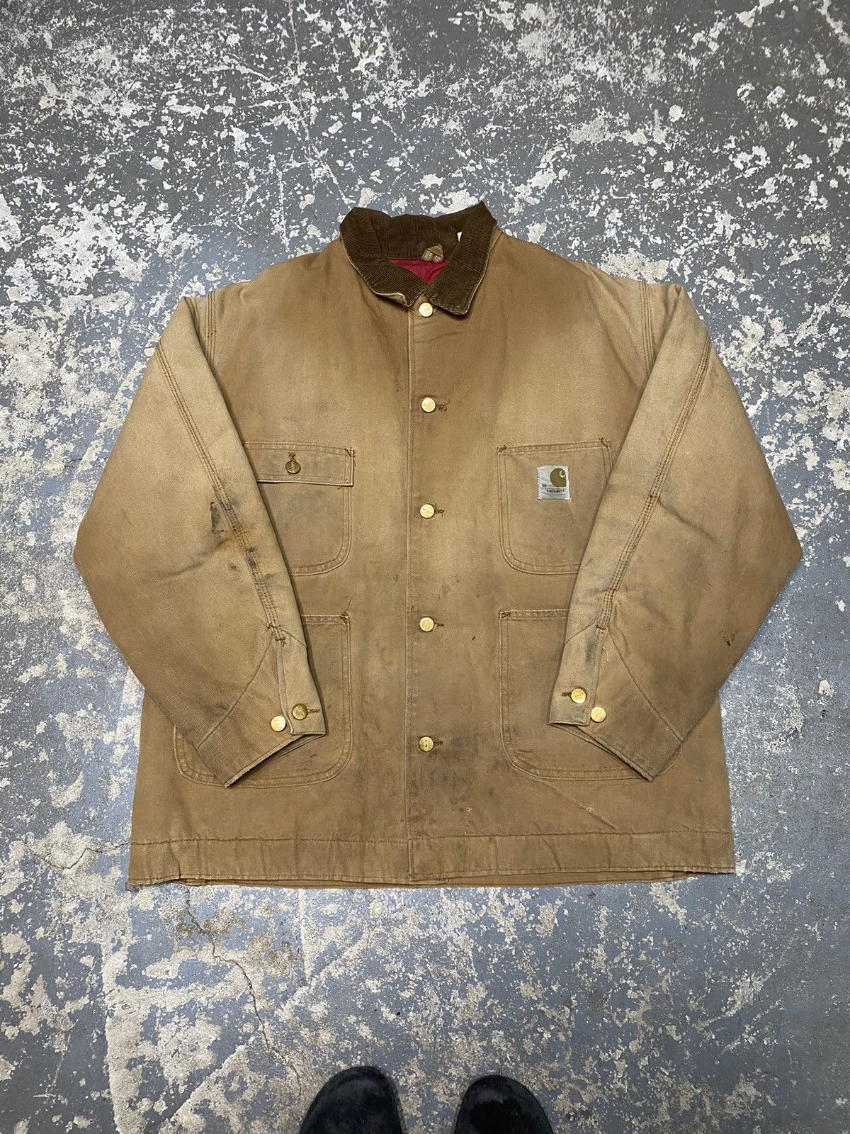 限定Awake×Born X Raised×Carhartt ChoreCoat Buy Born x Raised x Awake x Carhartt WIP Chore Coat 'Brown