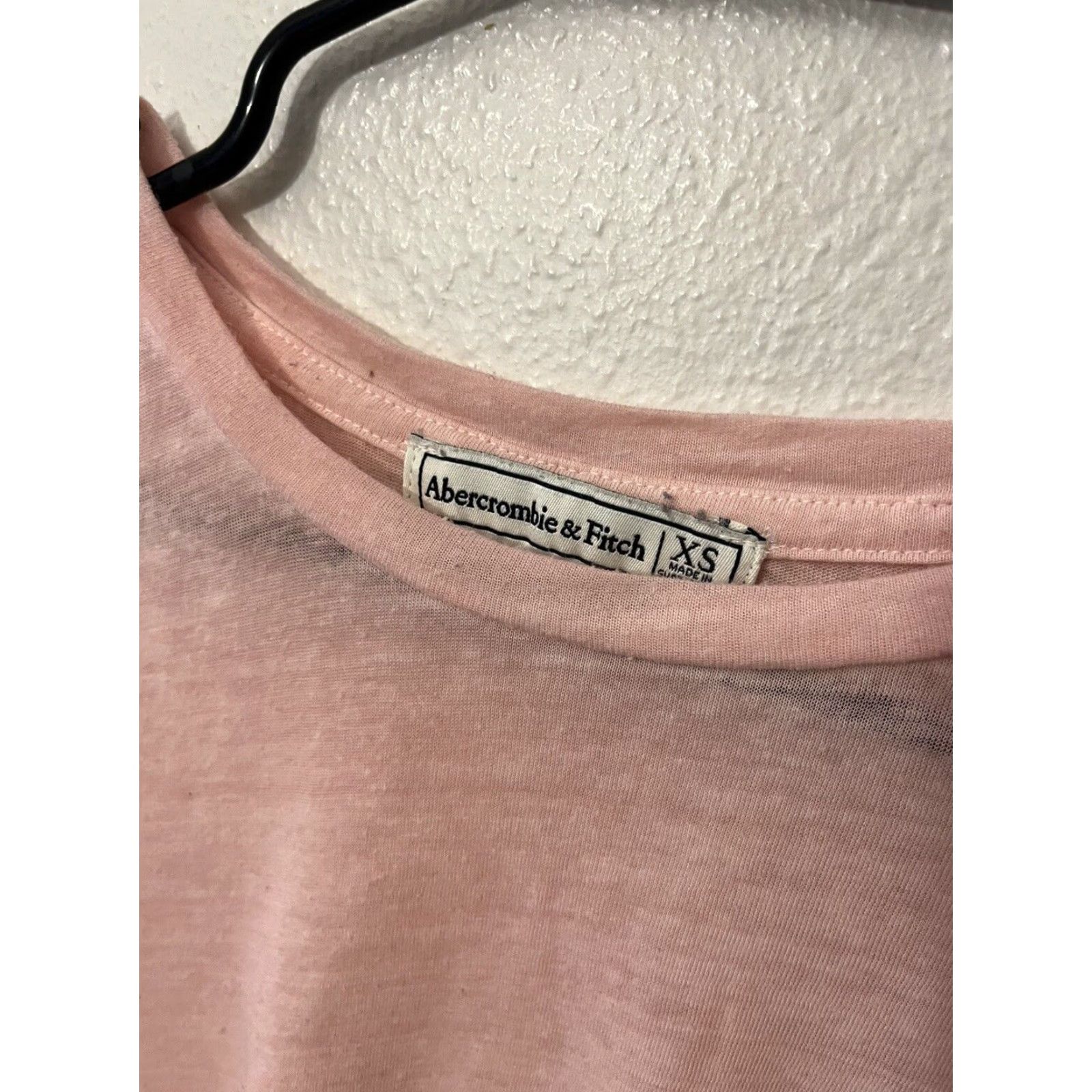 Abercrombie & Fitch Abercrombie & Fitch T Shirt Women XS Pink Short Sleeve Round Neck Casual Basic - Womens XS Pink T-Shirt Abercrombie & Fitch Size XS / US 0-2 / IT 36-38 - 2 Thumbnail