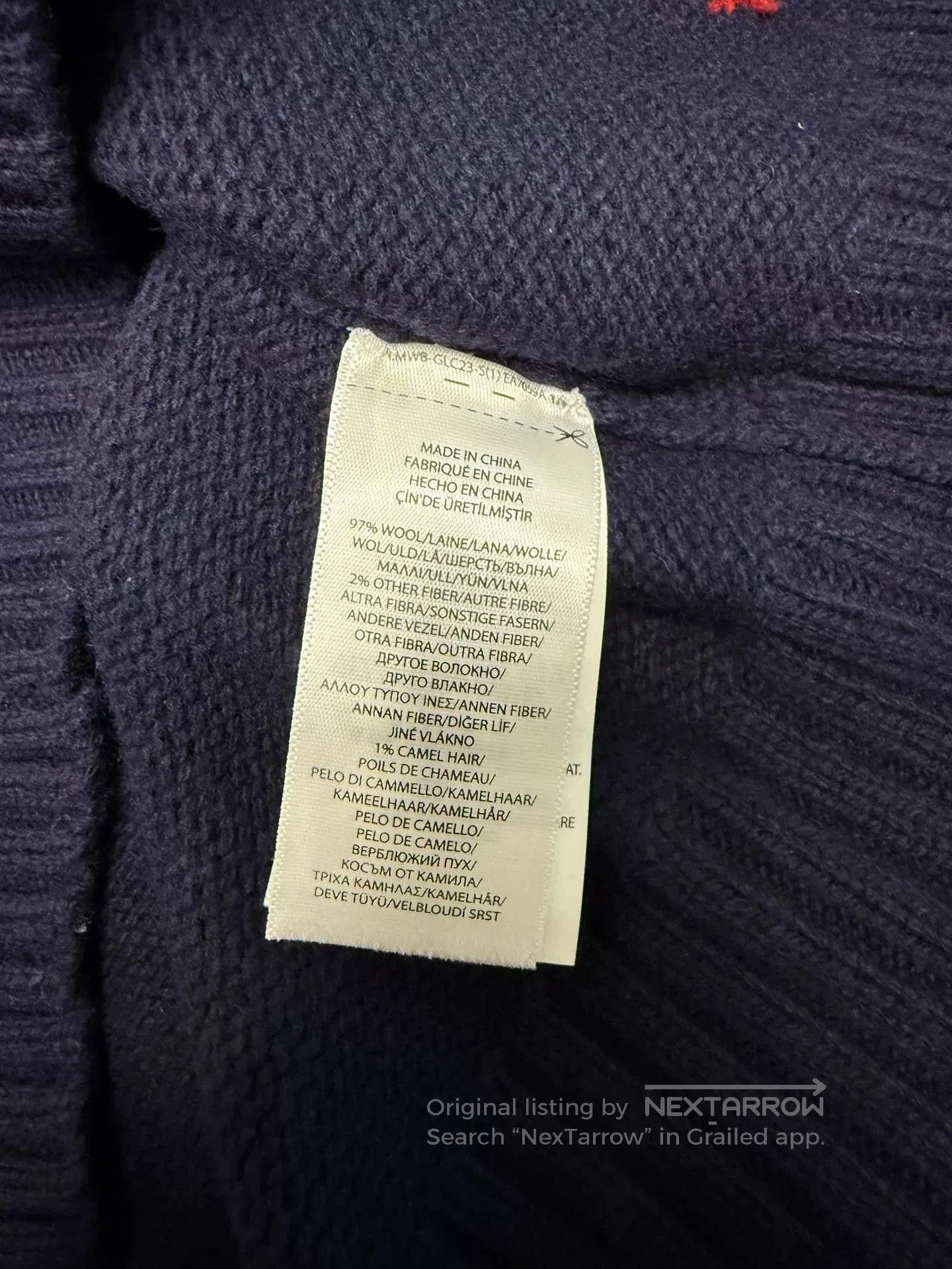 Polo Ralph Lauren Ralph Lauren Polo Bear Wool Sweater. Size US M / EU 48-50 / 2 - 7 Thumbnail