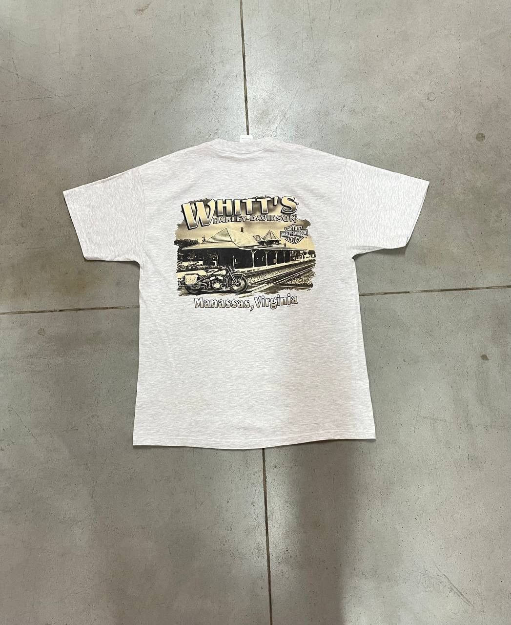 Vintage 2001 Vintage Harley Davidson Tee Manassas, Virginia Size US L / EU 52-54 / 3 - 3 Thumbnail