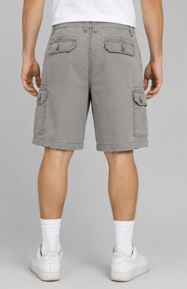 U.S. Polo Assn. US Polo Assn Mens Gray Cargo Shorts Size 36 Military Style Size US 36 / EU 52 - 2 Thumbnail