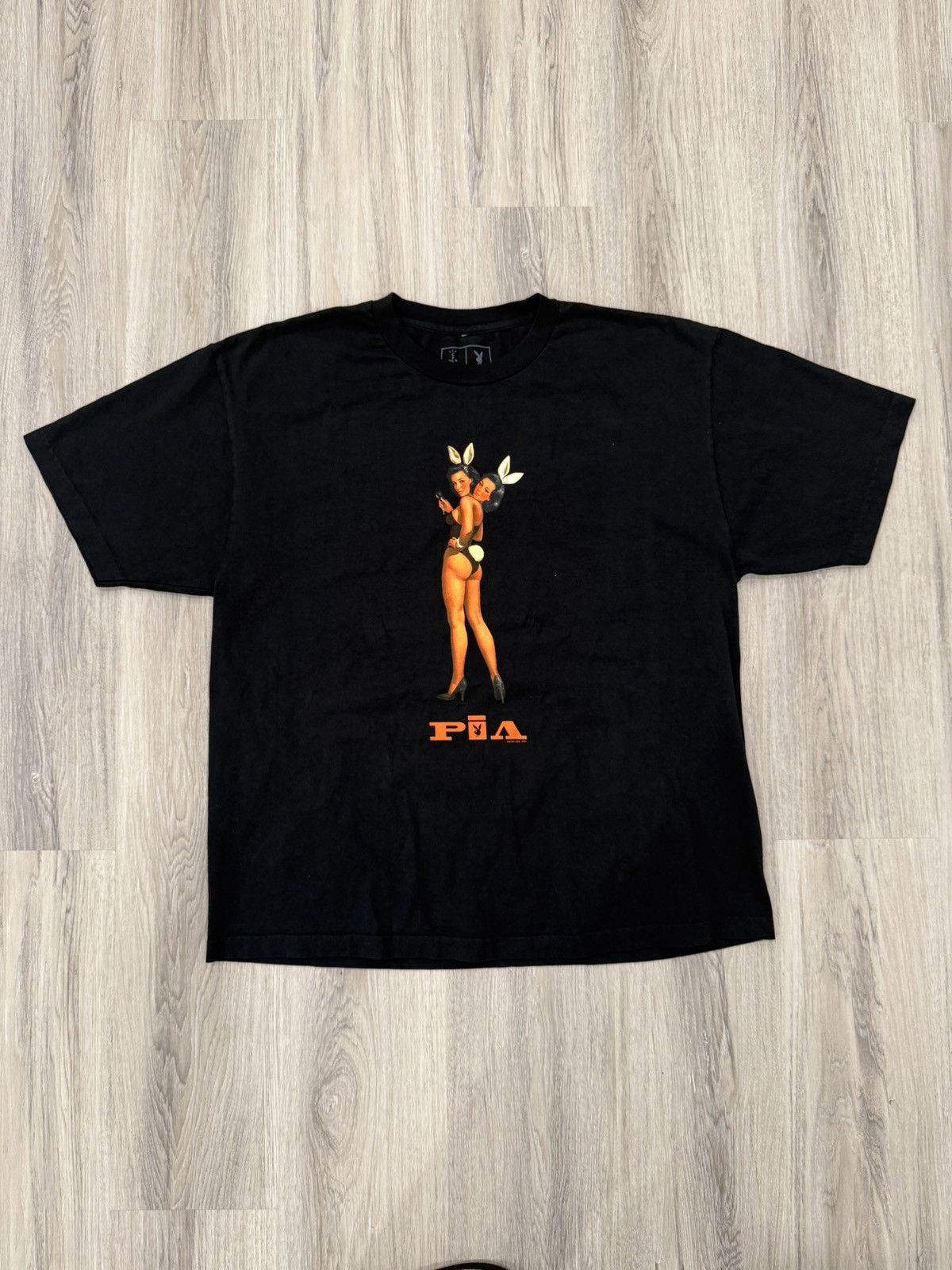 Buy Cactus Jack by Travis Scott x Playboy Tee II 'Black