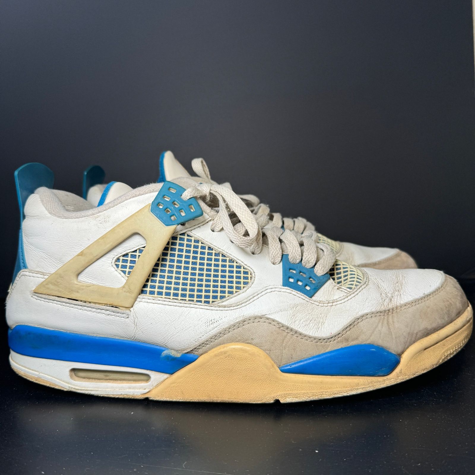 Jordan Brand × Nike Size 13 - Air Jordan 4 Retro Military Blue 2012 Men's Shoes Size US 13 / EU 46 - 1 Thumbnail