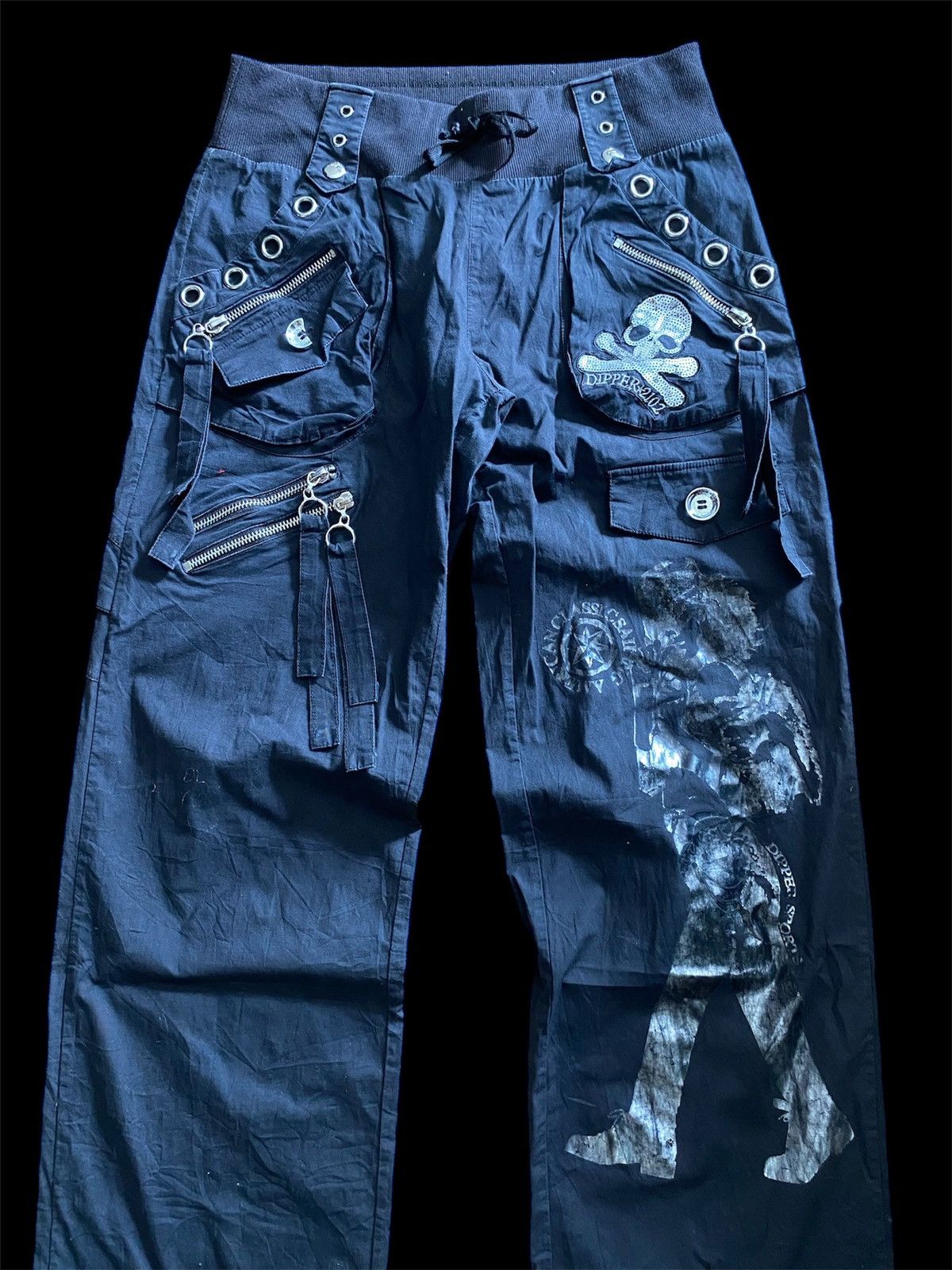 If Six Was Nine × Japanese Brand × Le Grande Bleu (L.G.B.) G.O.A style dipper bondage punk seditionaries pants Size US 29 - 3 Thumbnail