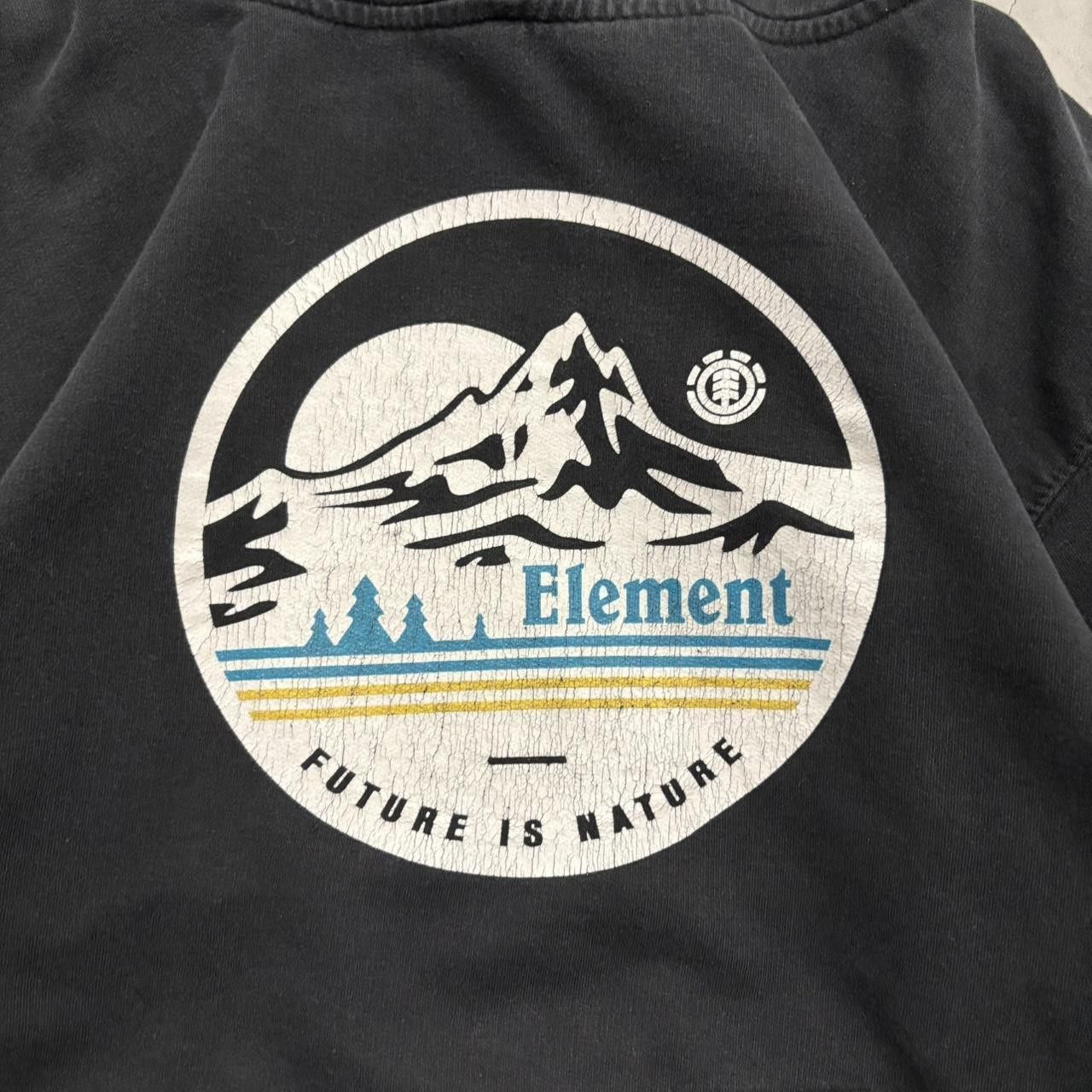 Element × Vintage Vintage Y2K Grunge Element Future is Nature Graphic Hoodie! Size US M / EU 48-50 / 2 - 2 Thumbnail