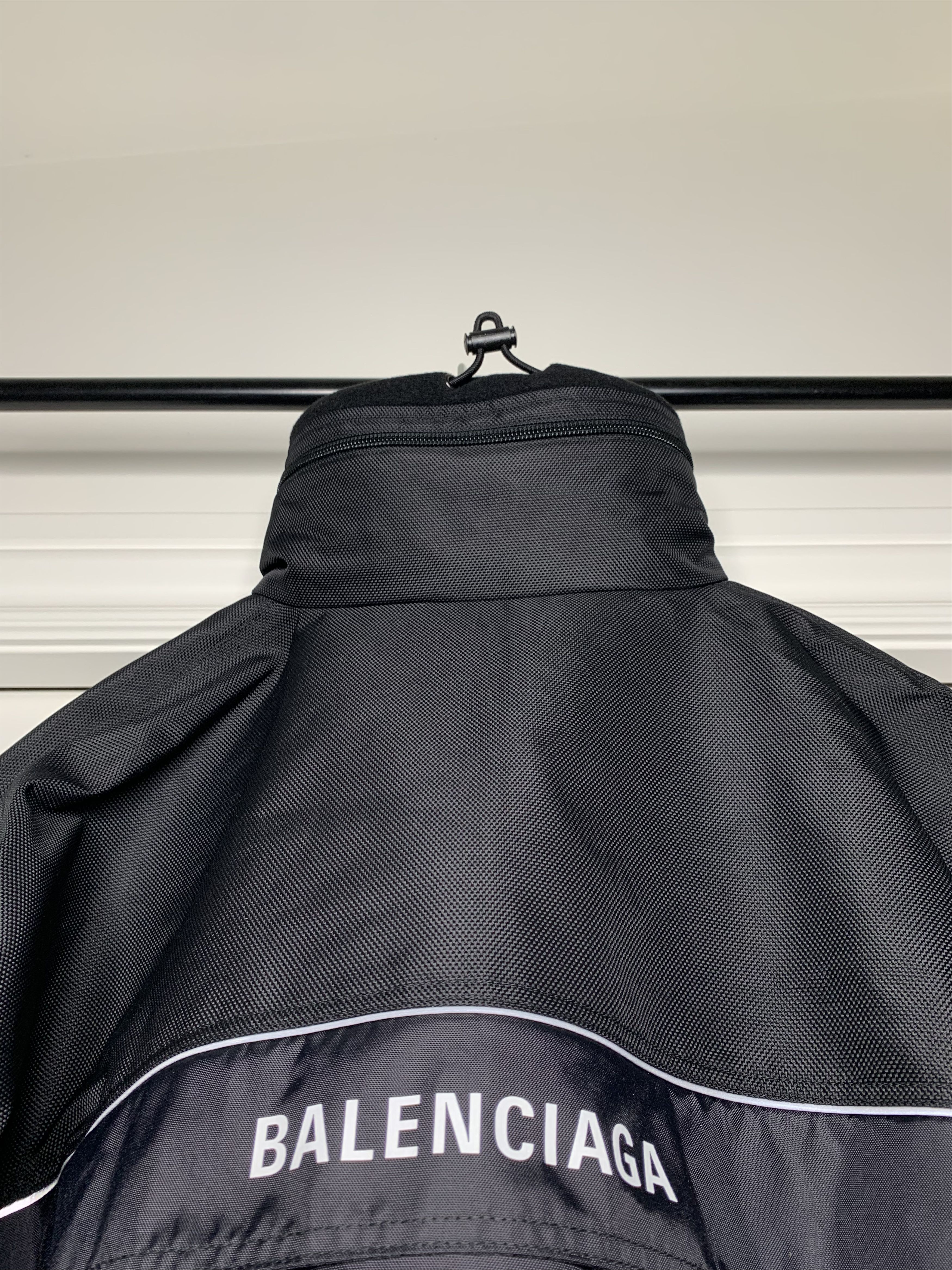 Balenciaga Balenciaga 80s Logo Black Windbreaker Nylon Jacket Size US M / EU 48-50 / 2 - 6 Thumbnail