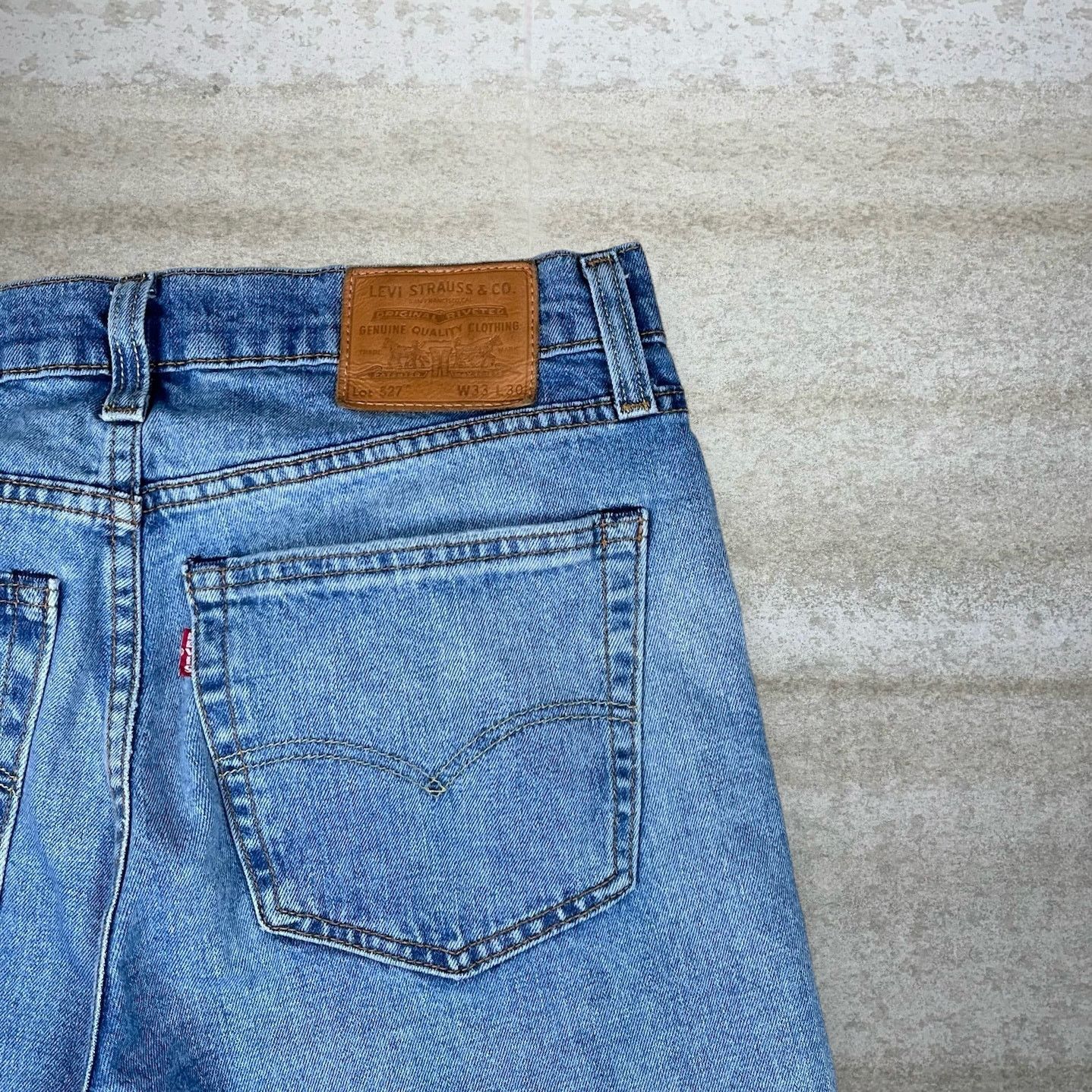 Levi's Vintage Y2K Levis Jean 33x30 Slim Bootcut Flared Medium Wash Size US 33 - 3 Thumbnail