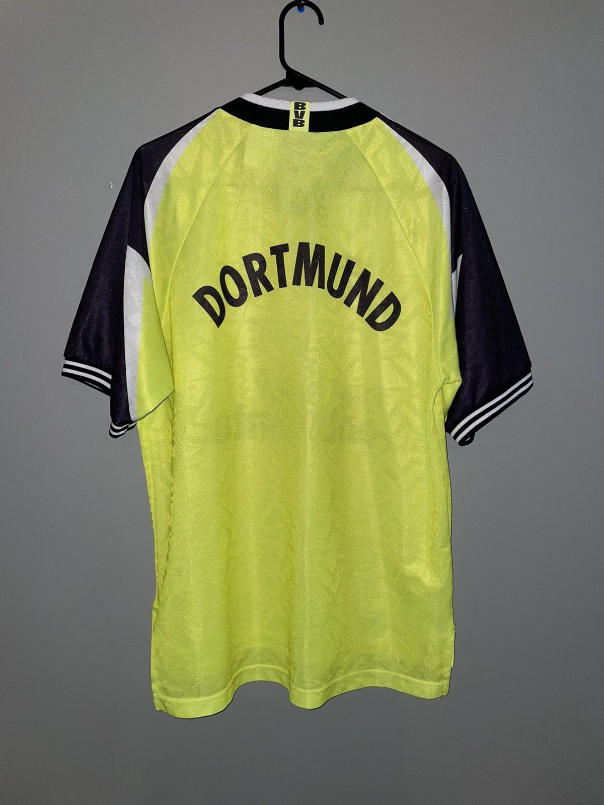 Nike Borussia Dortmund 1995-96 Home Football Shirt Size US M / EU 48-50 / 2 - 2 Thumbnail