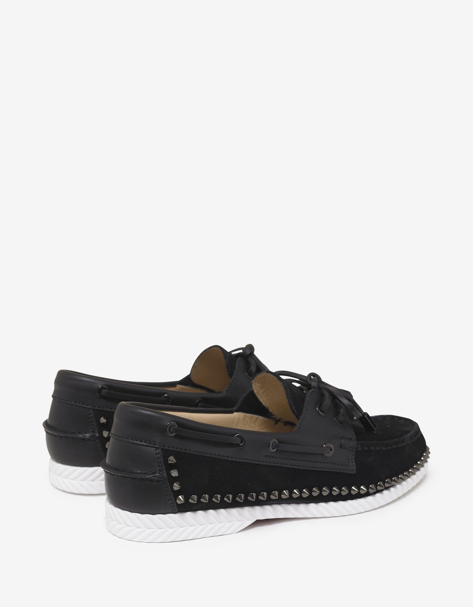 Christian Louboutin Christian Louboutin Steckel Flat Crosta Wax Boat Shoes Size US 6 / EU 39 - 7 Thumbnail