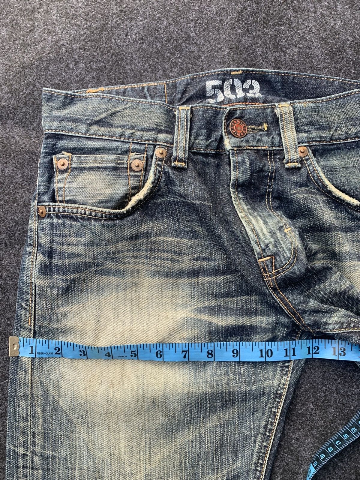 Edwin VINTAGE EDWIN 503 FADE BLUE. Size US 32 / EU 48 - 6 Thumbnail