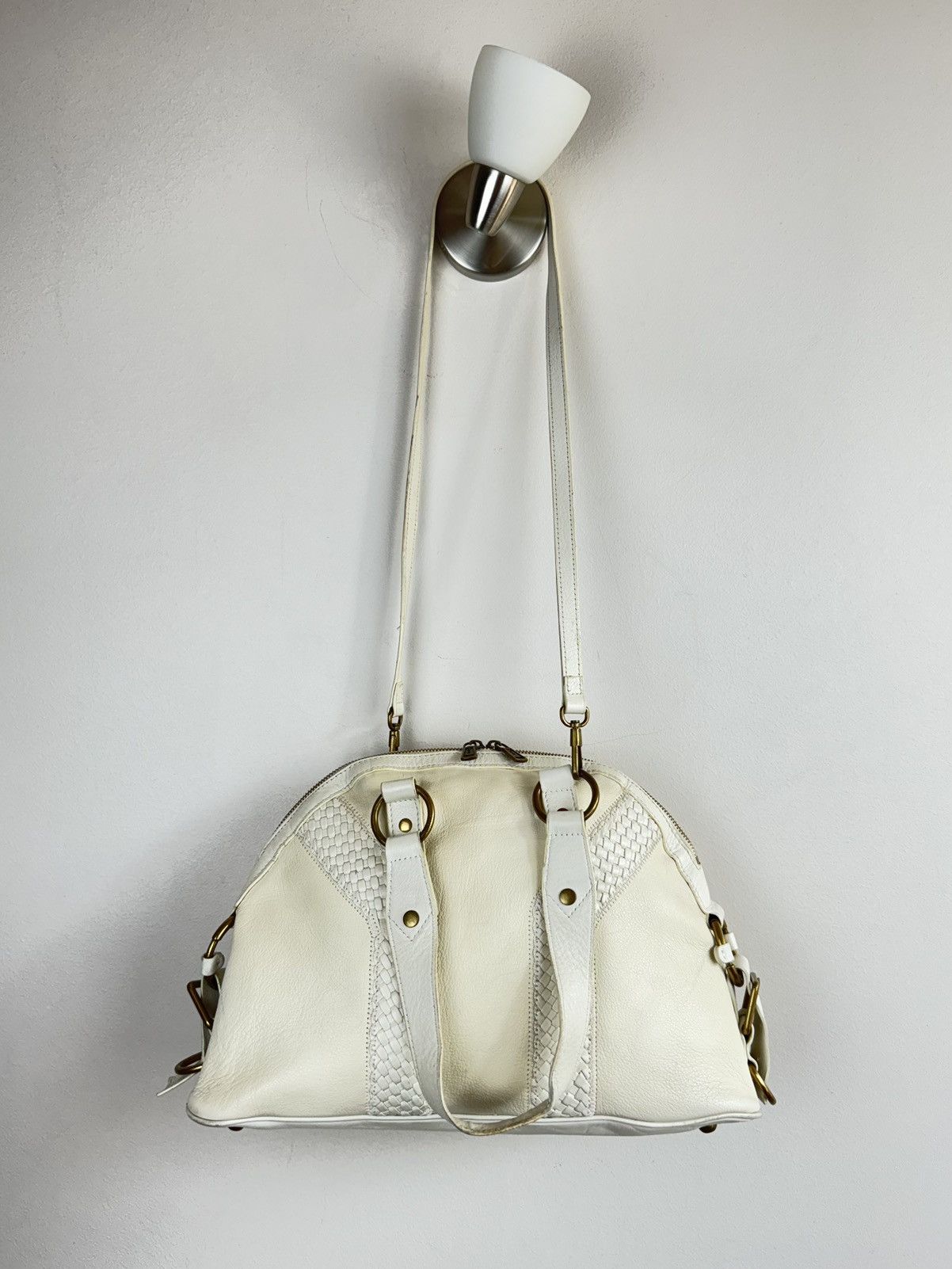 Leather × Yves Saint Laurent Leather bag Yves Saint Laurent original casual luxury item Size ONE SIZE - 6 Thumbnail