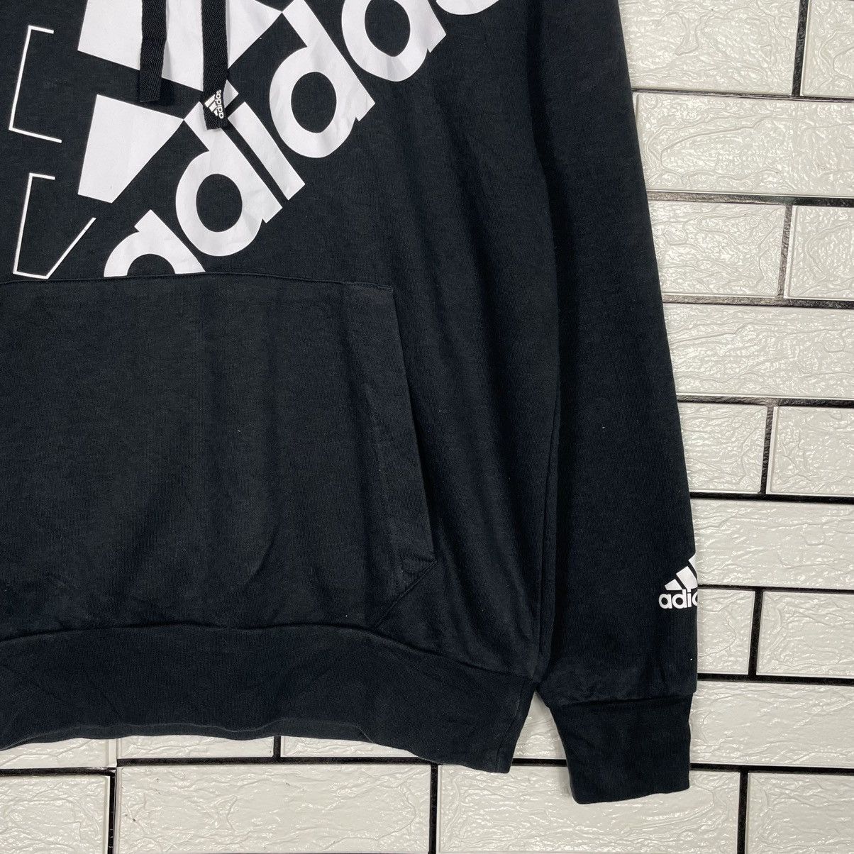 Adidas Adidas Big Logo Pullover Hoodie Size US M / EU 48-50 / 2 - 4 Thumbnail