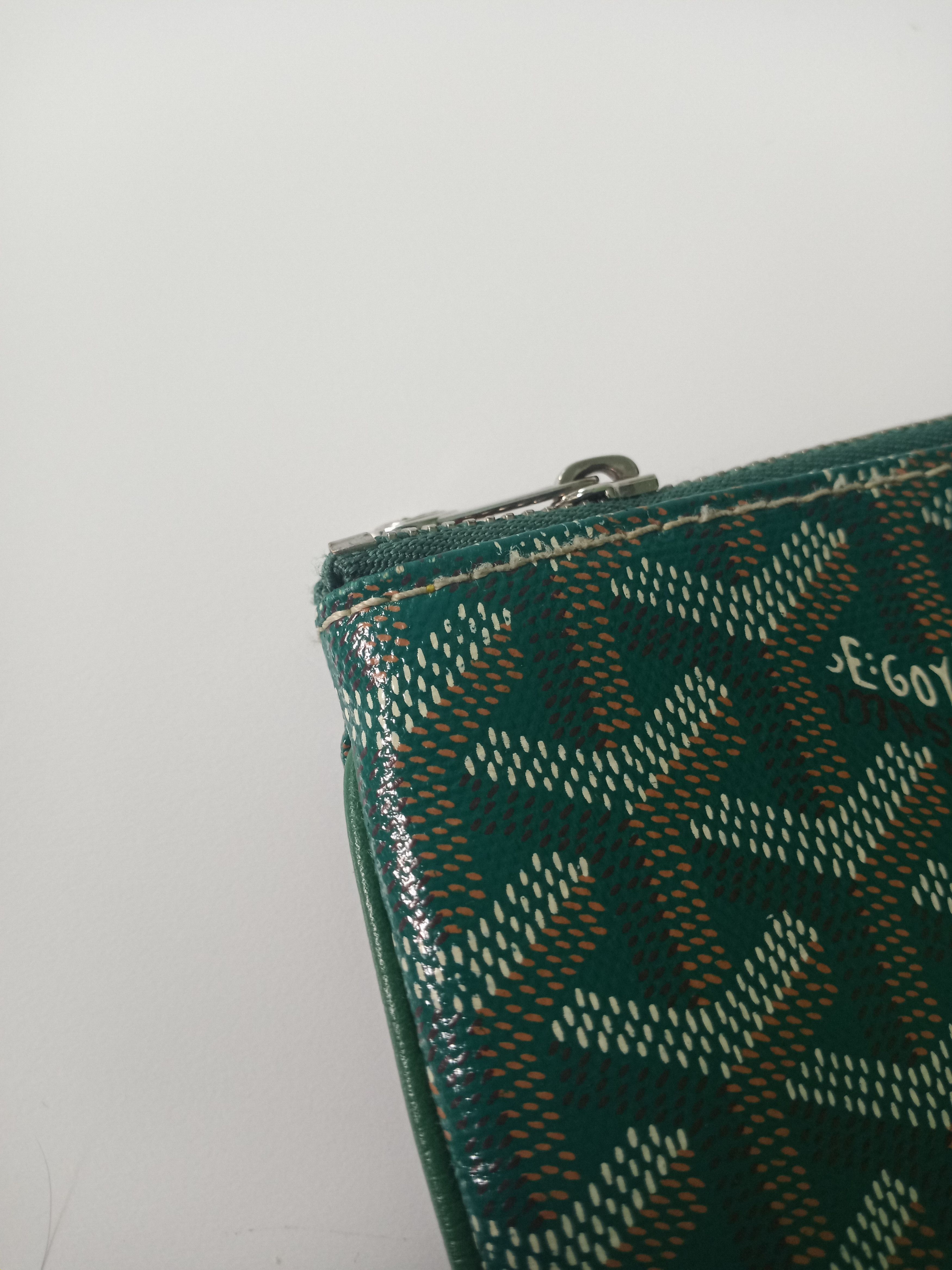 Goyard Goyard Senat Pouch Pochette MM Clutch Bag Green - 2020 Model Size ONE SIZE - 10 Thumbnail