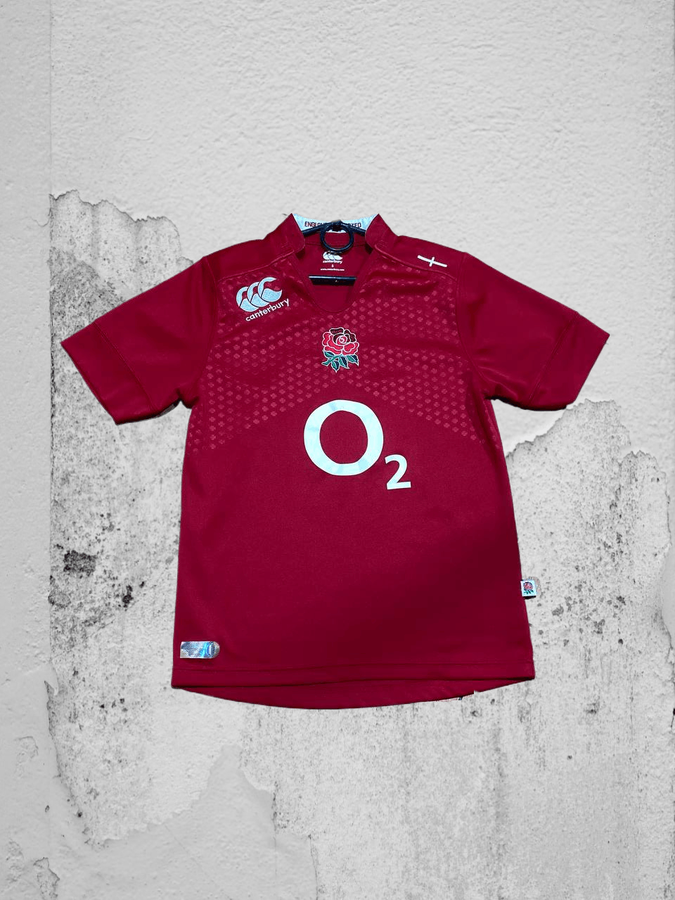 Canterbury of New Zealand ENGLAND RUGBY SHIRT CANTERBURY RED JERSEY Size US S / EU 44-46 / 1 - 1 Thumbnail
