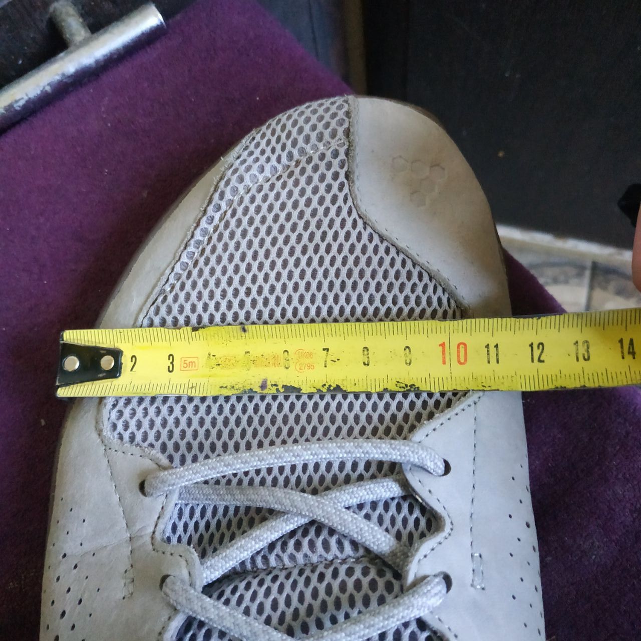 Vivobarefoot Vivobarefoot Primus Trio Grey Leather Mesh Shoes EU 45 US 12 Size US 12 / EU 45 - 13 Thumbnail