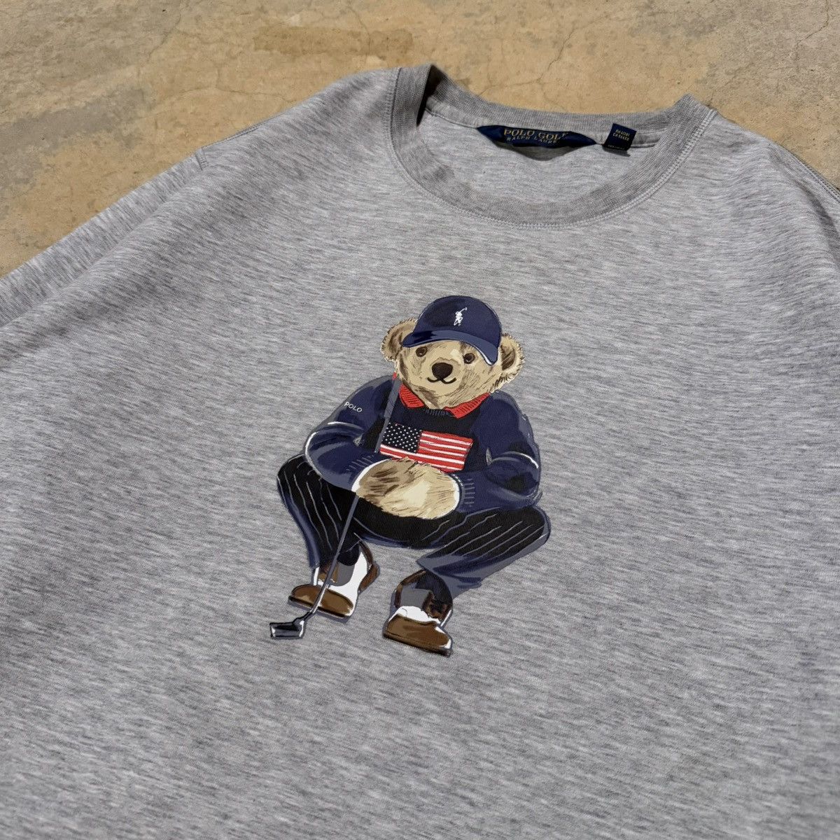 Polo Ralph Lauren Polo Ralph Lauren Golf Bear US Open Justin Thomas Crewneck Size US XL / EU 56 / 4 - 3 Thumbnail