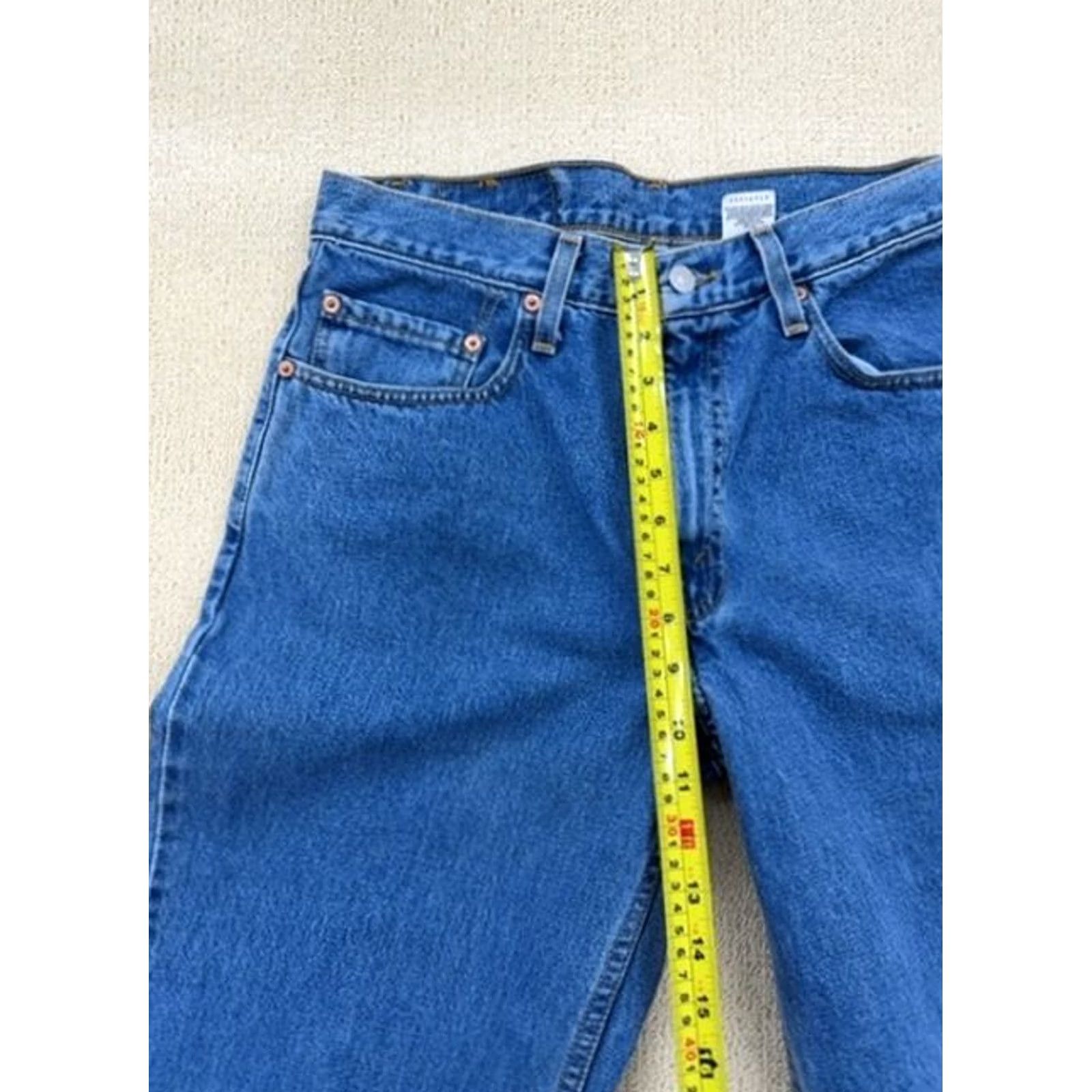 Levi's Levi's 550 Relaxed Fit Jeans Men Dark Wash 33x30 Size US 33 - 5 Thumbnail