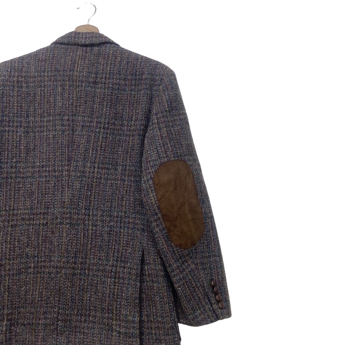 Harris Tweed Vintage Hariss Tweed X Cavarly Patchwork Wool Coat Size US S / EU 44-46 / 1 - 10 Thumbnail