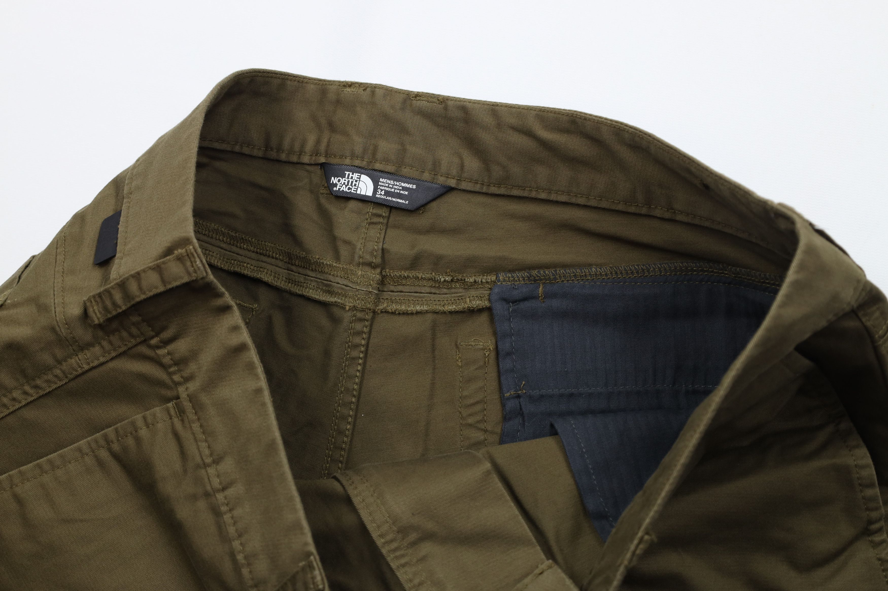 The North Face The North Face Spell Out Trekking Hiking Chino Shorts Green Size US 34 / EU 50 - 7 Thumbnail