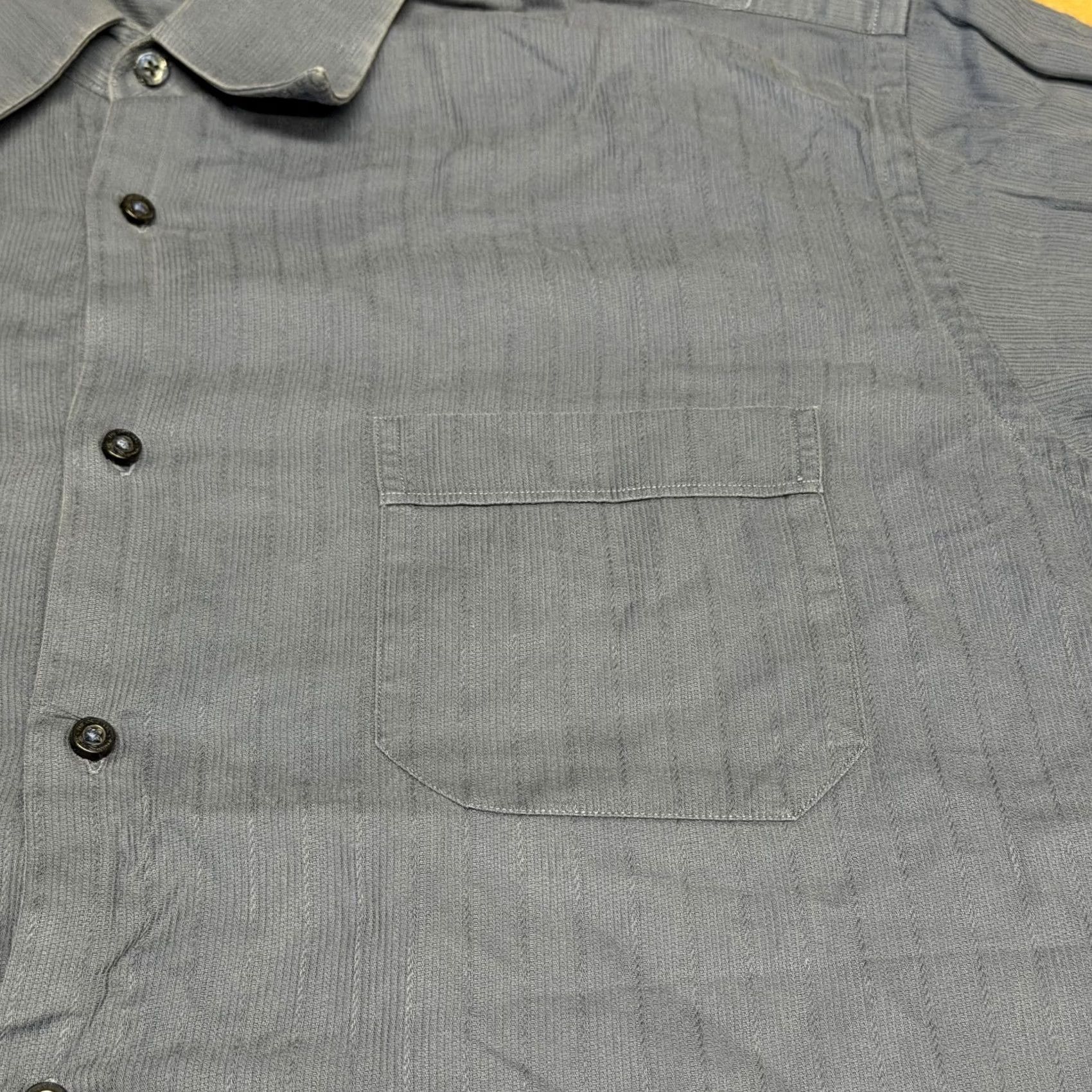 Ben Sherman Ben Sherman Shirt Mens Large Blue Textured Stripe Button Front Long Sleeve Size US L / EU 52-54 / 3 - 3 Thumbnail