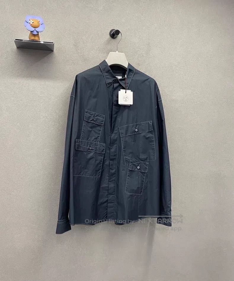 Hermes Hermes size 41 Collar Shirt Size US XXS / EU 40 - 3 Thumbnail