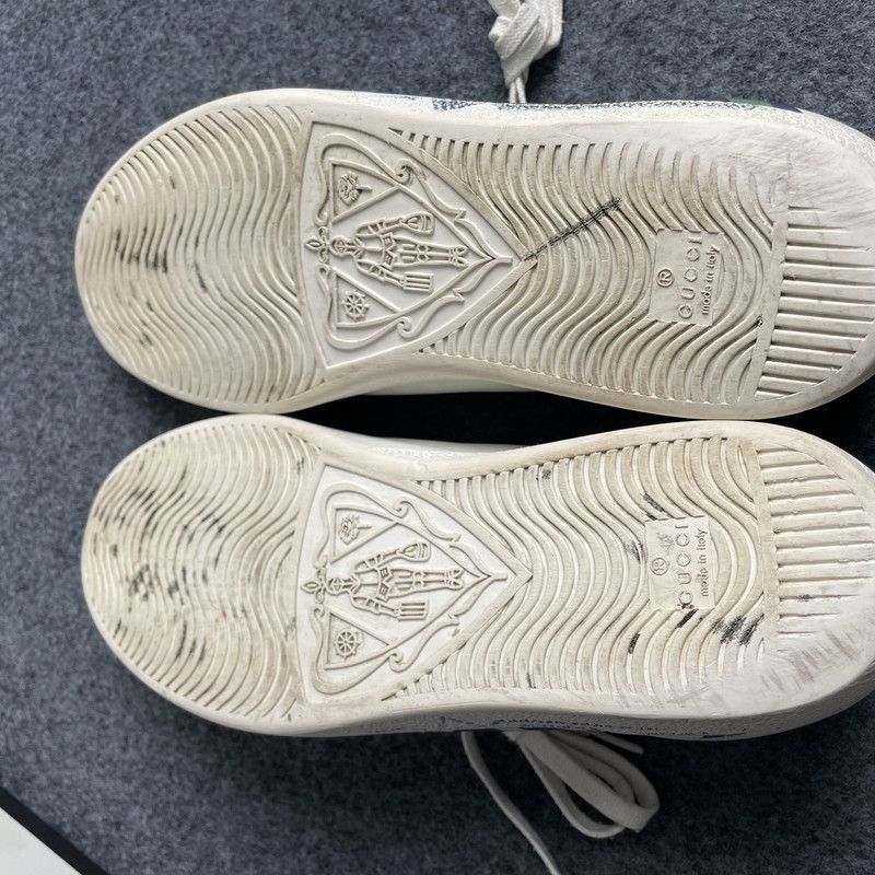 Gucci Gucci ACE Loved Embossed Leather Sneakers Size US 11 / EU 44 - 3 Thumbnail