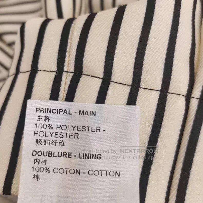 Louis Vuitton Louis Vuitton Black and white striped turnip pants Size US 34 / EU 50 - 6 Thumbnail