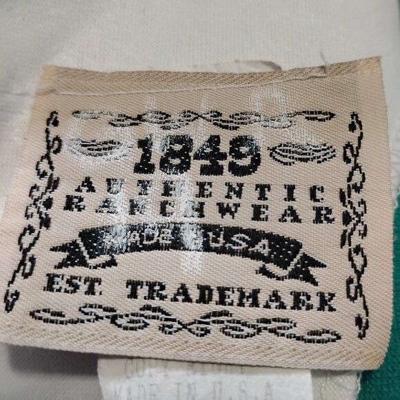 Other Vintage 1849 Authentic Ranchwear Western Shirt Size L / US 10 / IT 46 - 5 Thumbnail